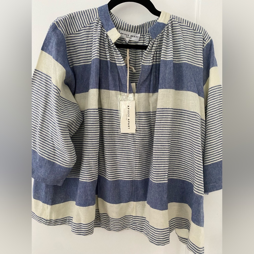 Apiece Apart Shirrad Agata Top